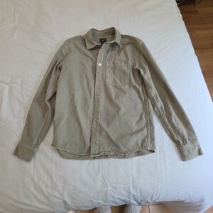 H&M Beige Button-Up Shirt